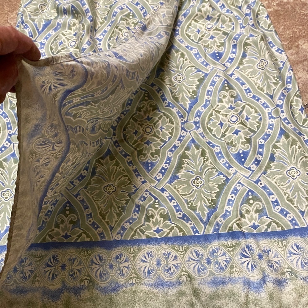 Sag Harbor Elegant Patterned Midi Wrap Fairycore Skirt - Picture 10 of 10